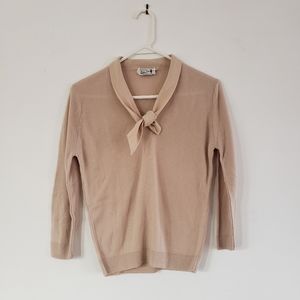 Vintage Cream Handkerchied Sweater
